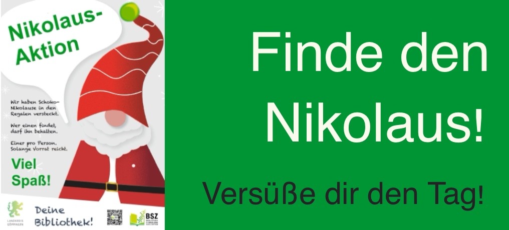 Plakat Nikolausaktion Text Finde den Nikolaus
